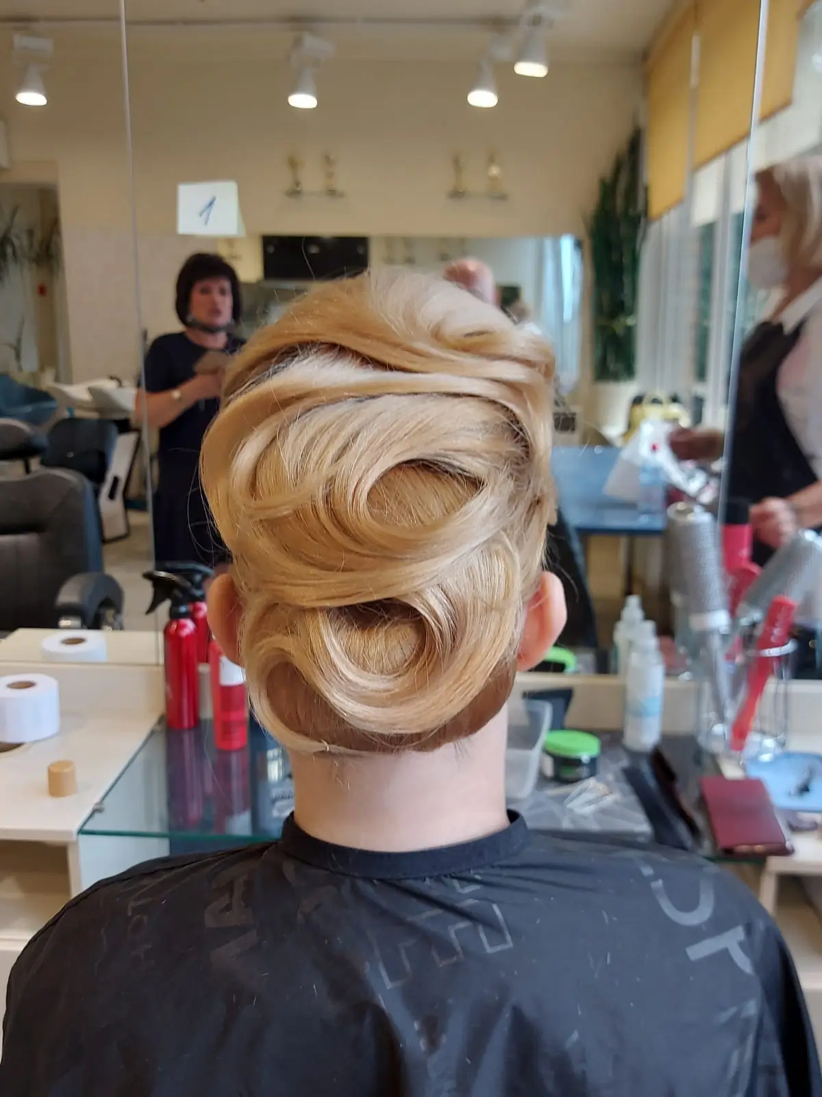 Showcase of hair salons creative work
